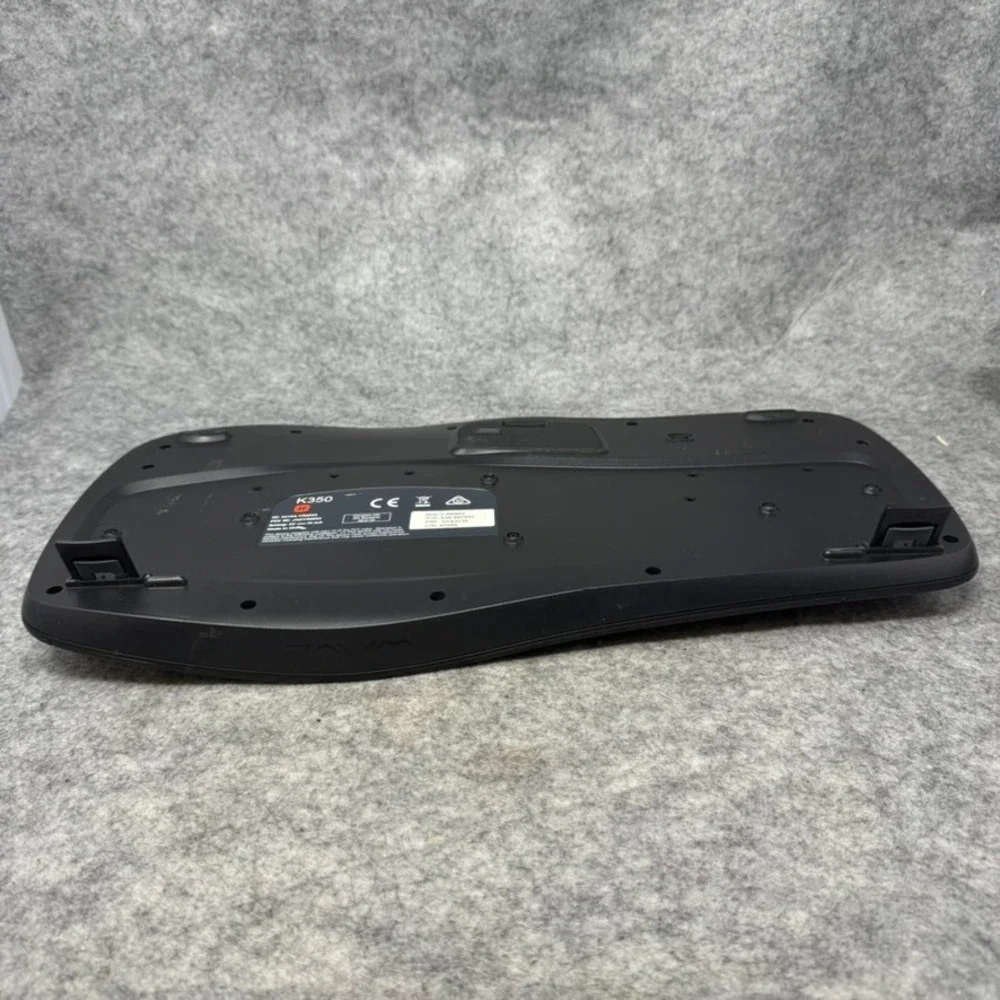 Logitech Wireless Ergonomic Keyboard K350 No Dongle‎ Tested
